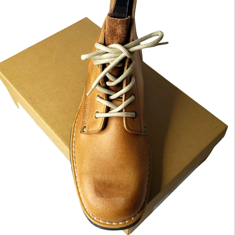 Unisex Leather Bootie Portugal Lace-up Derby Outdoor Gorp Street Neutral 7.5 M